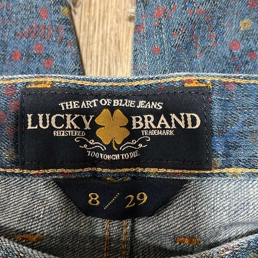 Lucky Brand Abbey DBL Roll Wildflower Paisley Short​​​​ - Picture 14 of 16